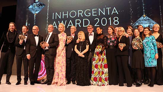 Preisträger und Laudatoren des 2. "Inhorgenta Award 2018 (©Foto: Martin Schmitz)